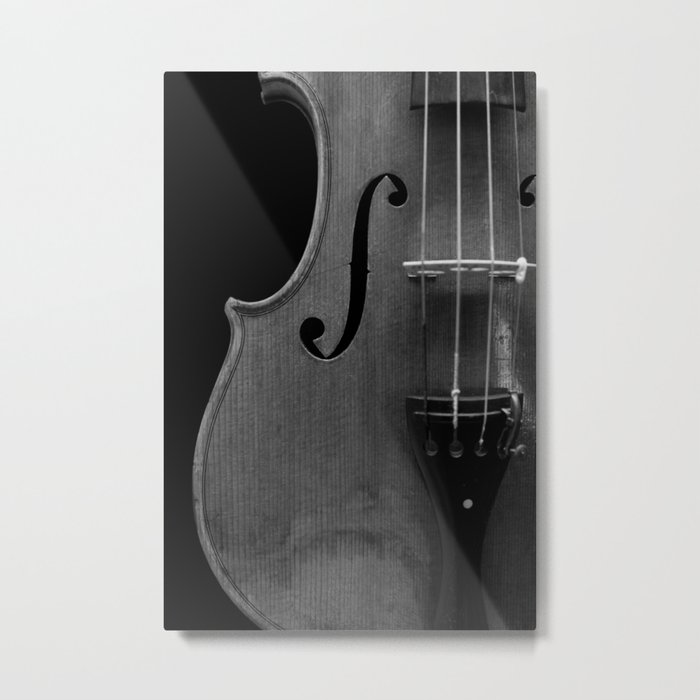 The Old Violin Metal Print