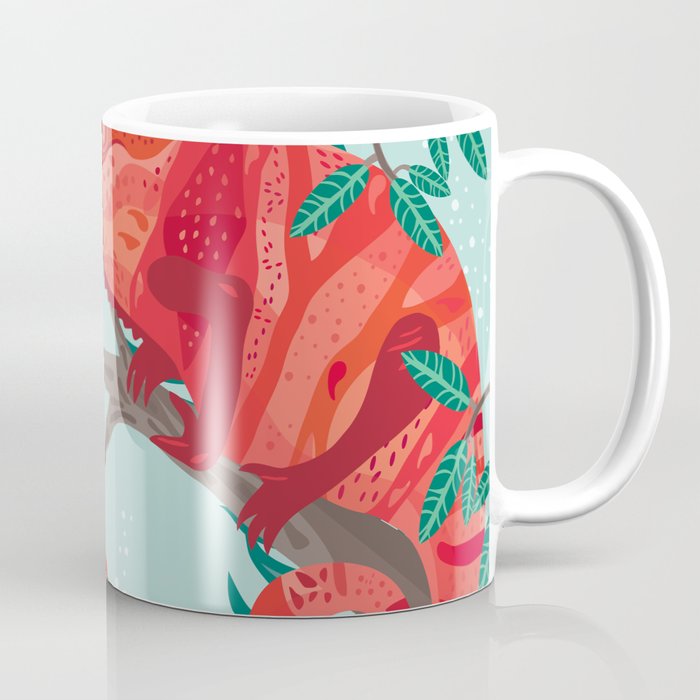 The Red Chameleon  Coffee Mug