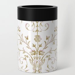 Elegant Antique Baroque White & Gold Scroll Pattern Can Cooler