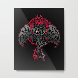 Viking Fury // Dragon, Celtic Knotwork, Norse, Night Fury Metal Print