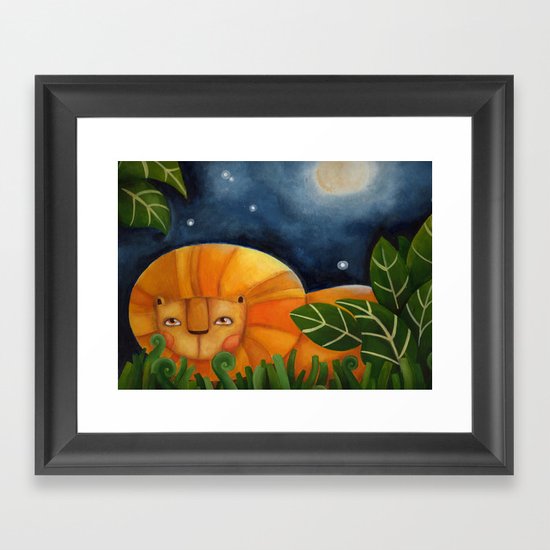 Lion Framed Art Print