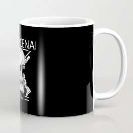 Mercenaries never back down soldier skull scary Coffee Mug