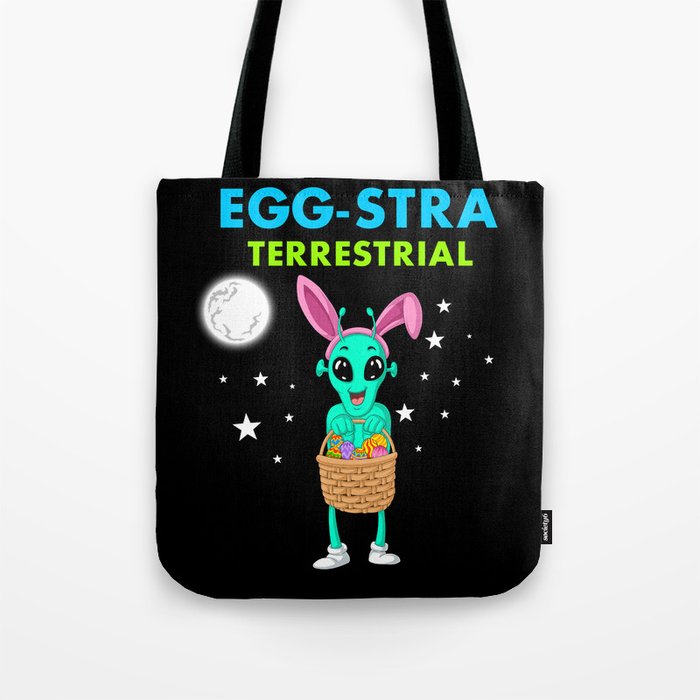 Alien egg-stra terrestrial Tote Bag