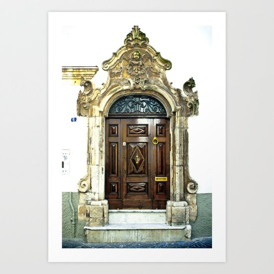 Italian door Art Print