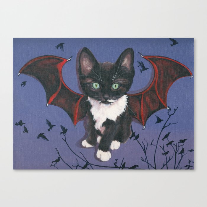 Bat~Cat Canvas Print