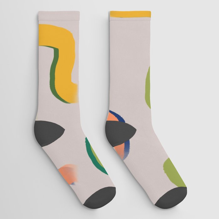 Color confetti pattern 4 Socks