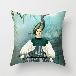 The key to freedom depends on us Throw Pillow