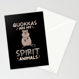 Quokkas are my spirit Animals Stationery Card