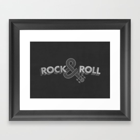 Rock&Roll Framed Art Print