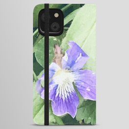 A Wild, Wild Flower iPhone Wallet Case