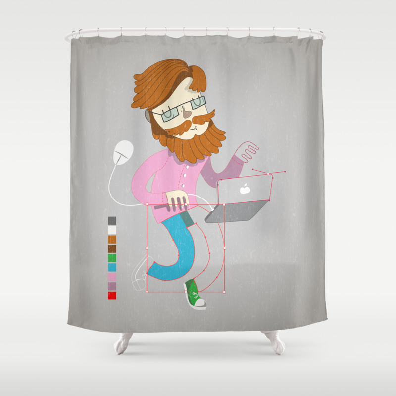 designer shower curtains fabric