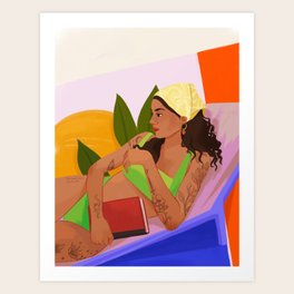 Bookish Art Print
