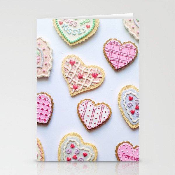 Valentine'S Day - Valentine - Cookies - Hearts - Love. Little sweet moments. Stationery Cards