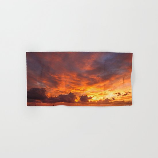 Burning Sunset Hand & Bath Towel