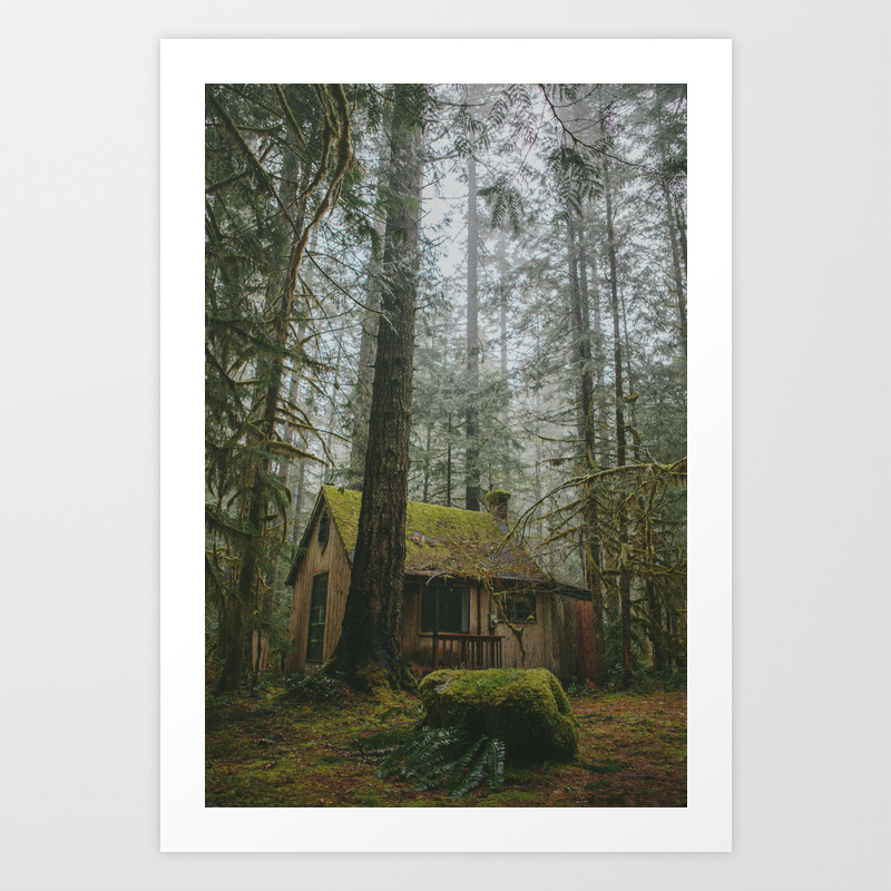 Cabin In The Woods Art Print By Phillipvan Society6