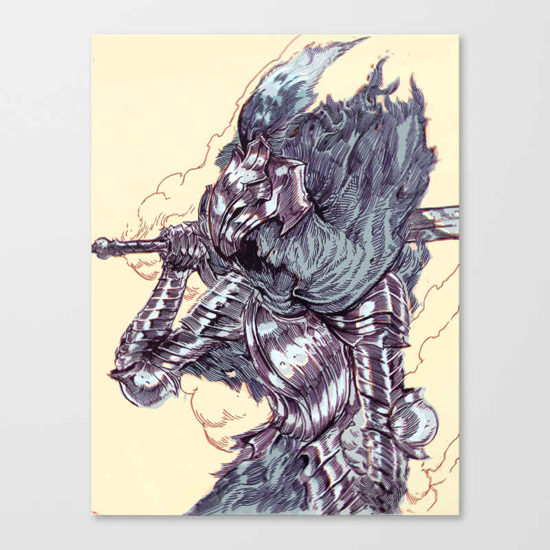 Knight Artorias Canvas Print By Witnesstheabsurd Society6 Knight Artorias Canvas Print By Witnesstheabsurd Society6