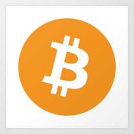 Bitcoin Logo | Crypto Currency Art Print