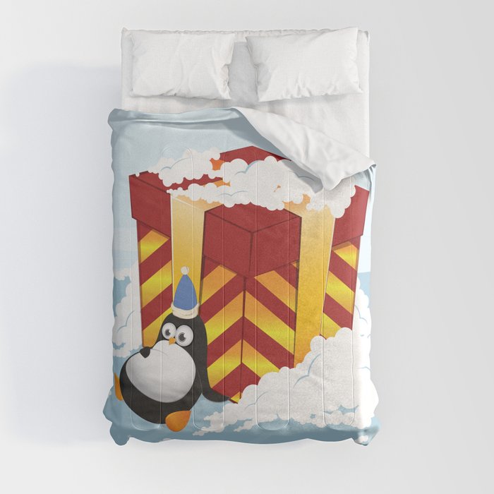 Greedy penguin Comforter