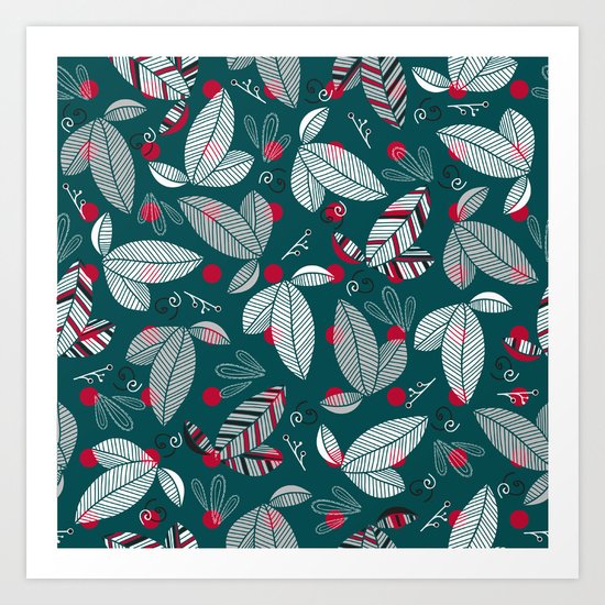 leaves Art Print