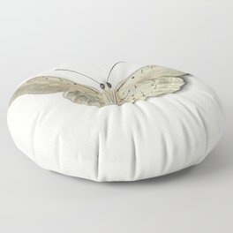 White Moth Floor Pillow