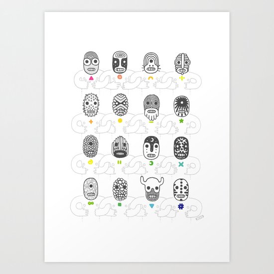 (The Ghosts of our) Forefathers Art Print