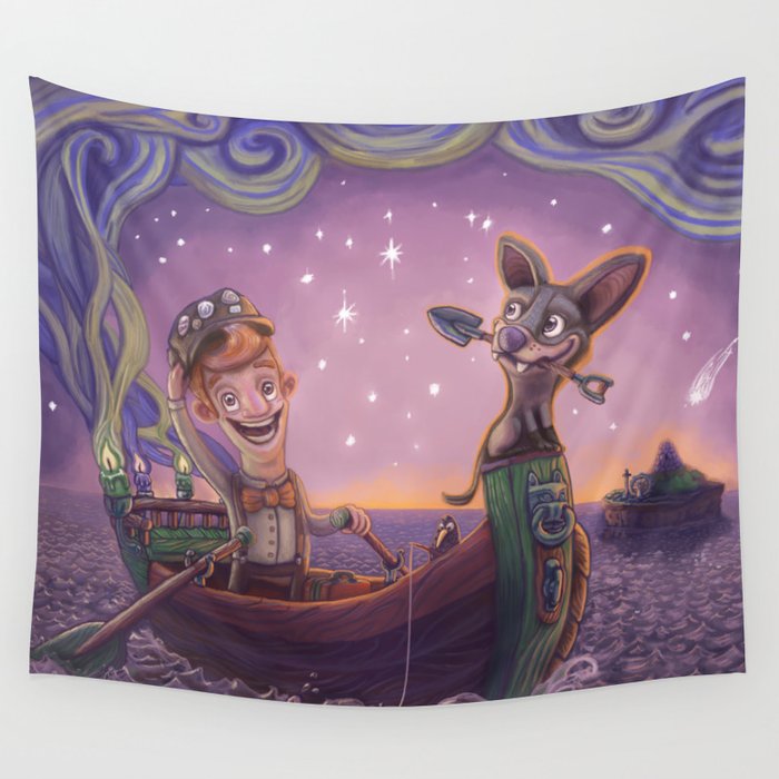 Ahoy adventure! Wall Tapestry