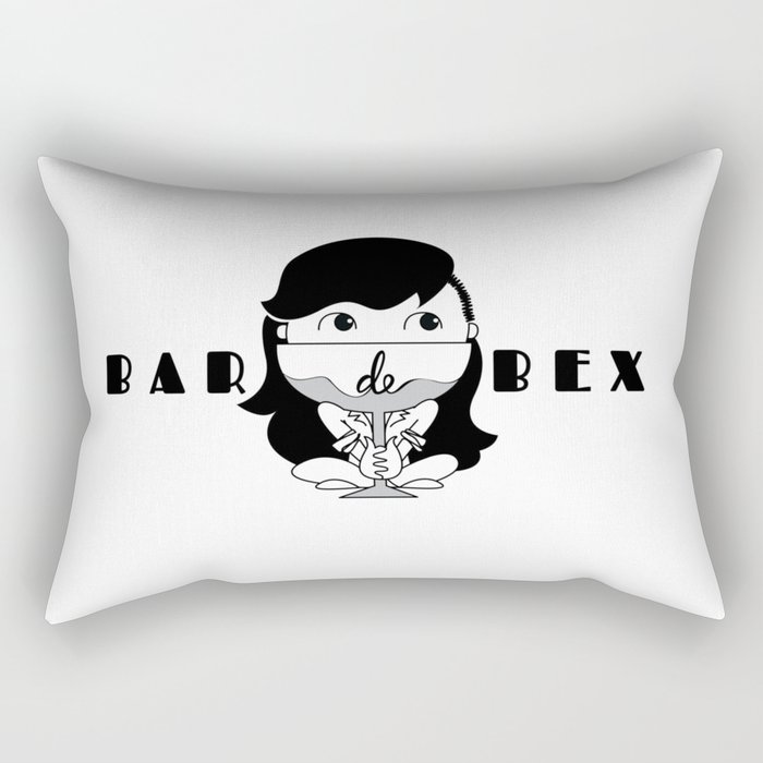 Bar De Bex Logo Rectangular Pillow