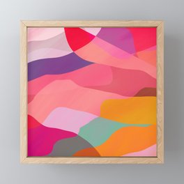 Abstract Colour Design Framed Mini Art Print