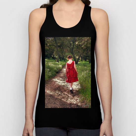 Solitary Walk. © J&S Montague. Unisex Tank Top
