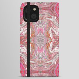 Pink Arabesque IV iPhone Wallet Case
