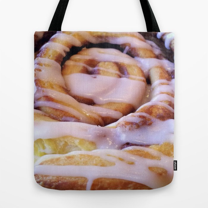 Cinnamon Roll Tote Bag by PerfectlyImperfect