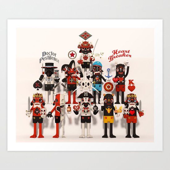 Pretender Collective Art Print