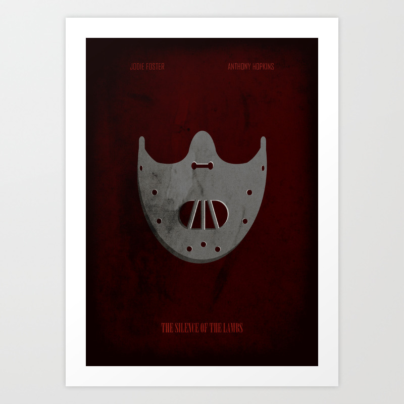 The Silence Of The Lambs Minimal Art Print By Sehrgutideas Society6