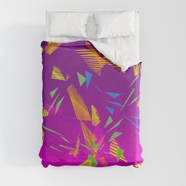 Somebody Weaponized the Eighties Duvet Cover