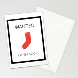 Wanted: other sock Stationery Cards