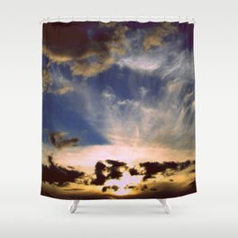 Mystic sunset Shower Curtain
