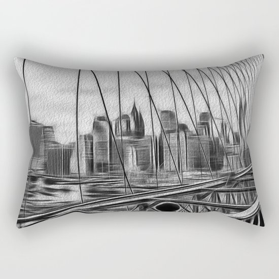 Manhattan NY Rectangular Pillow