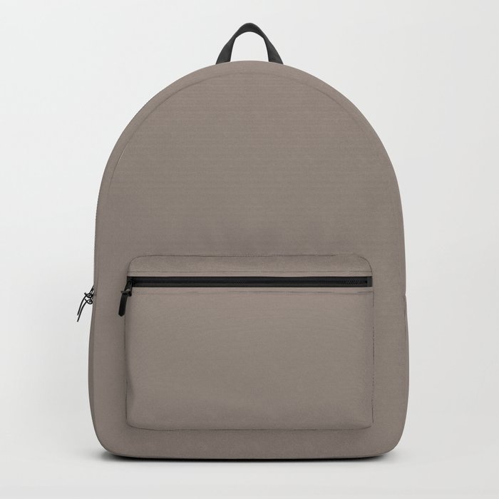 DUSTY BROWN COLOR. Plain Taupe  Backpack