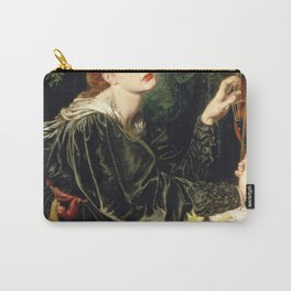 Dante Gabriel Rossetti - Veronica Veronese Carry-All Pouch | Painting, Illustration, Vintage, Old, Decor, Wallart, Poster, Artprint, Delawareartmuseu 