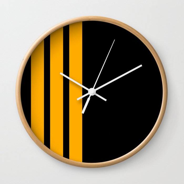 CoPilot Stripes Wall Clock