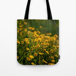 Yellow Wildflowers Tote Bag