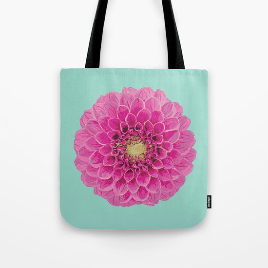 Dahlia (Part of a Triptych) Tote Bag