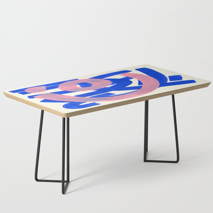 Tribal Pink Blue Fun Colorful Mid Century Modern Abstract Painting Shapes Pattern Coffee Table By Enshape Society6 - Modern Colorful Coffee Table Tribal Pink Blue Fun Colorful Mid Century Modern Abstract Painting Shapes Pattern Coffee Table By Enshape Society6 - Modern Colorful Coffee Table