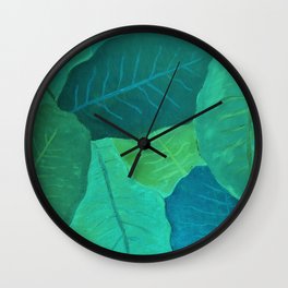 Collard Greens Wall Clock