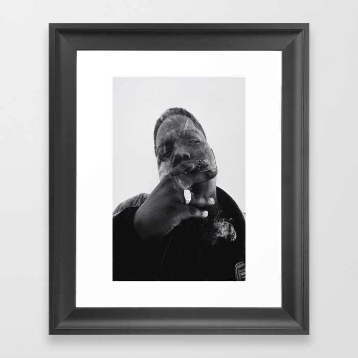smoke Framed Art Print