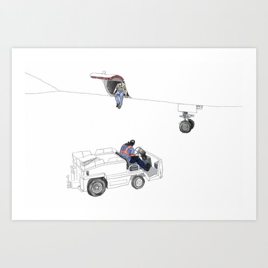 flight 1726 Art Print