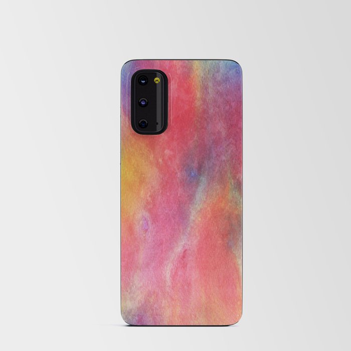 Abstract Watercolor Beautiful P 424 Android Card Case