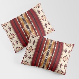 Amber Fire Native American Tribal Pattern Pillow Sham