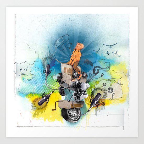MINGA x Pop Lock it Polka Art Print