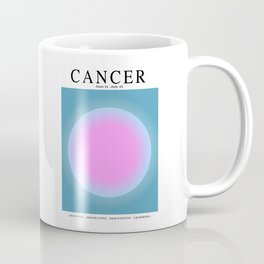Cancer - Astrology Zodiac Aura Gradient Coffee Mug